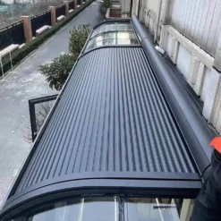 Mái nhôm cuốn tự động