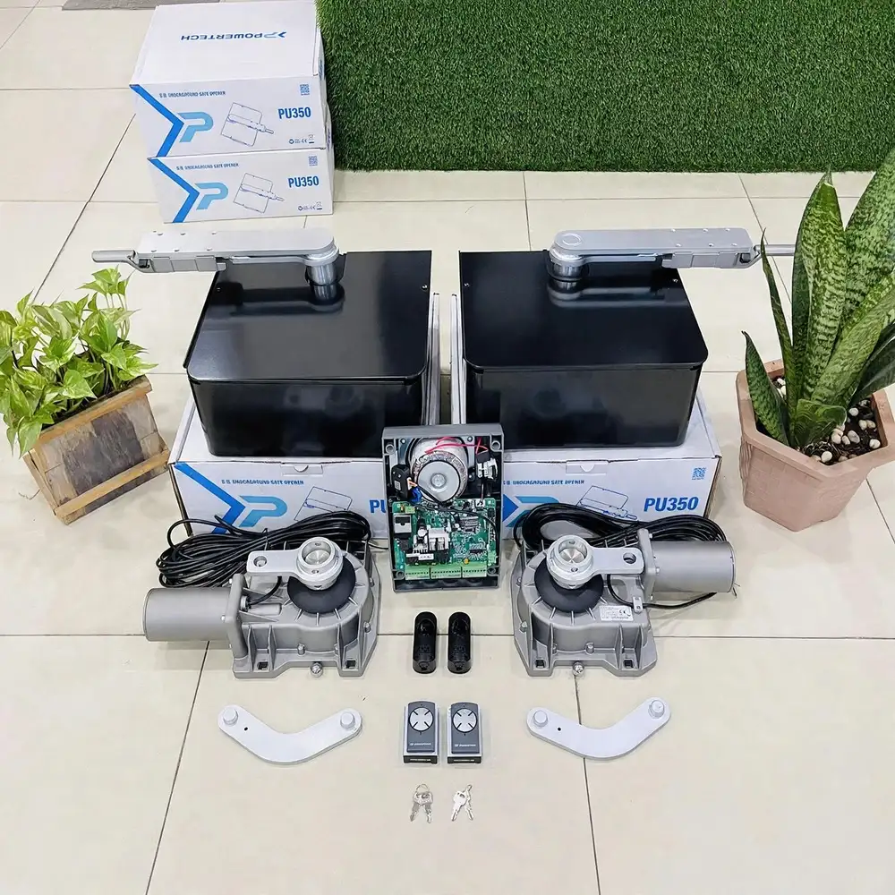Motor cổng âm sàn tự động Powertech PU350 - Ảnh 3
